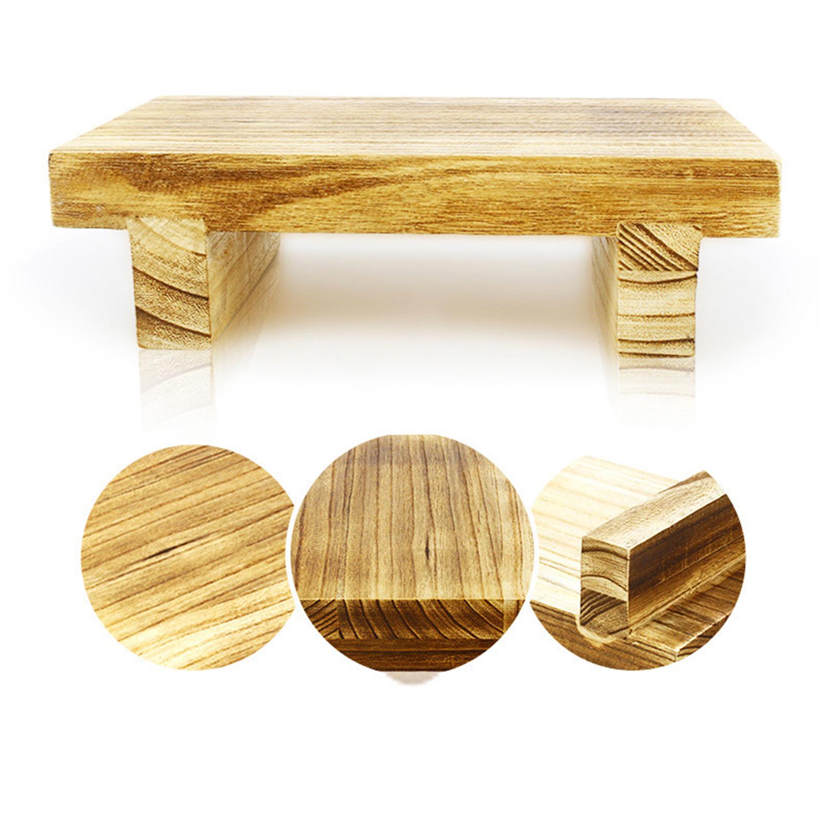 Wooden Bed Stool Rectangle Por - Outdoor Furniture Wood recension och pris