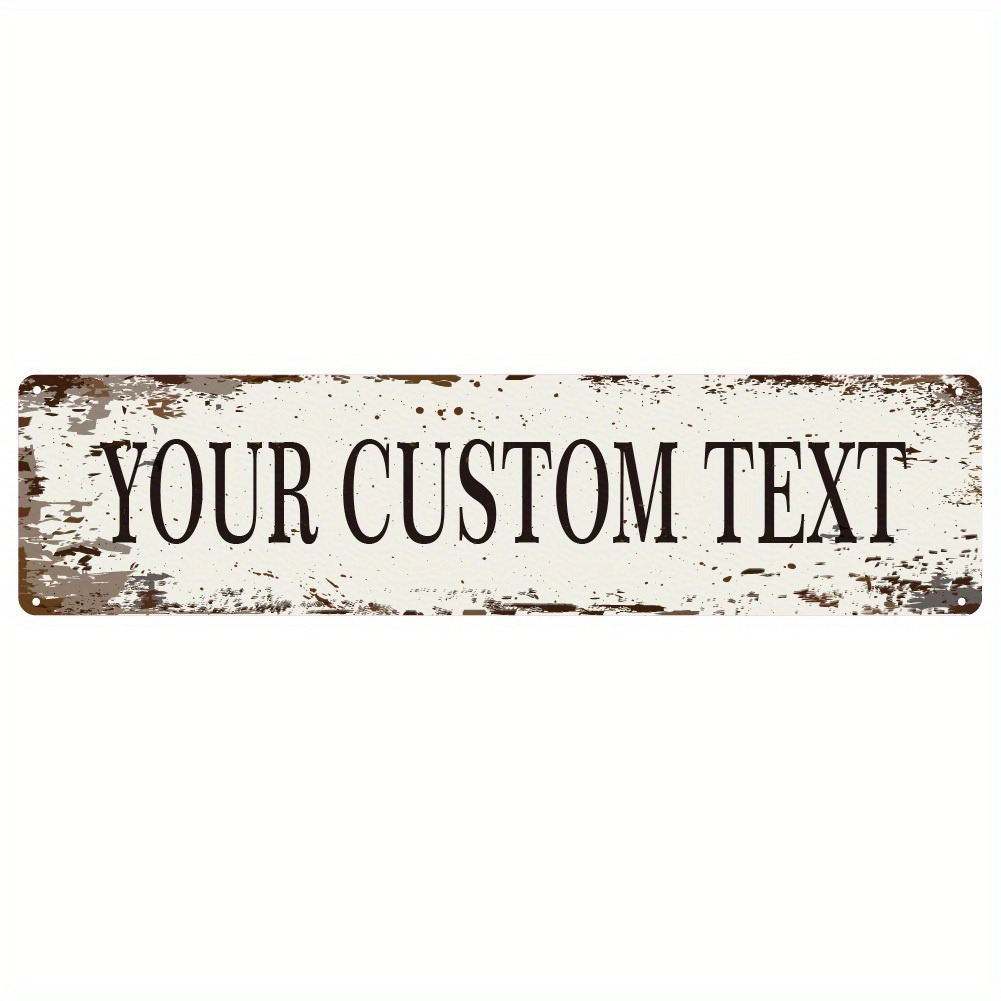 Personalized Retro Metal Sign, - Outdoor Furniture Metal recension och pris