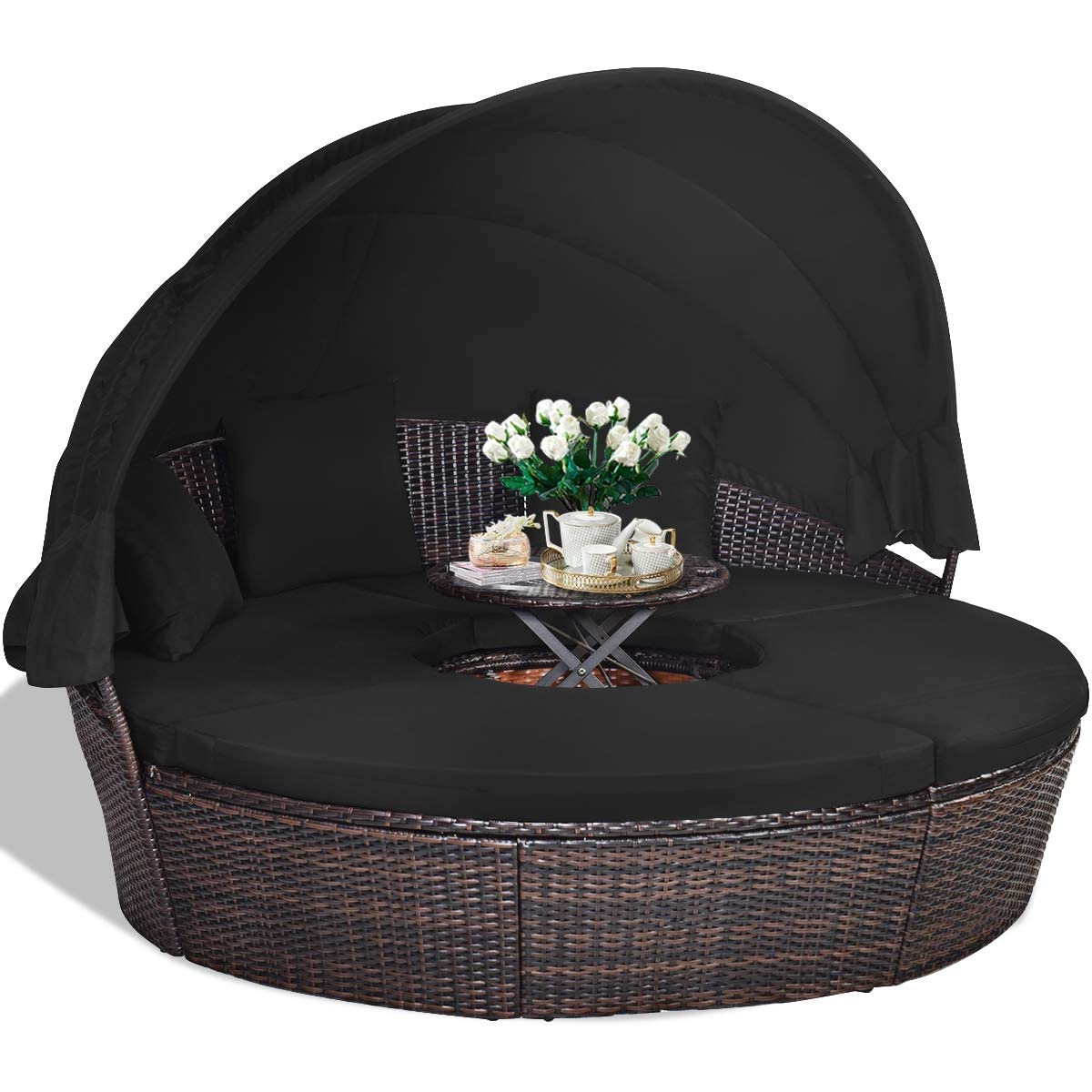 Outdoor Daybed with Canopy, Wi - Outdoor Daybed Furniture recension och pris