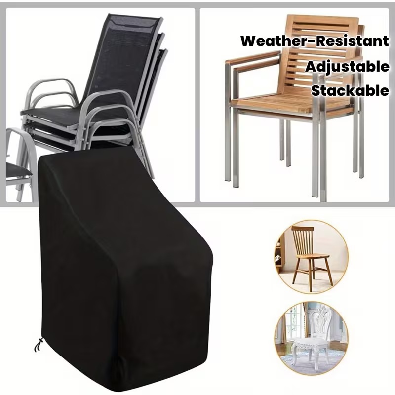 1pc Heavy-Duty Stacking Outdoo - Outdoor Furniture Metal Chairs recension och pris