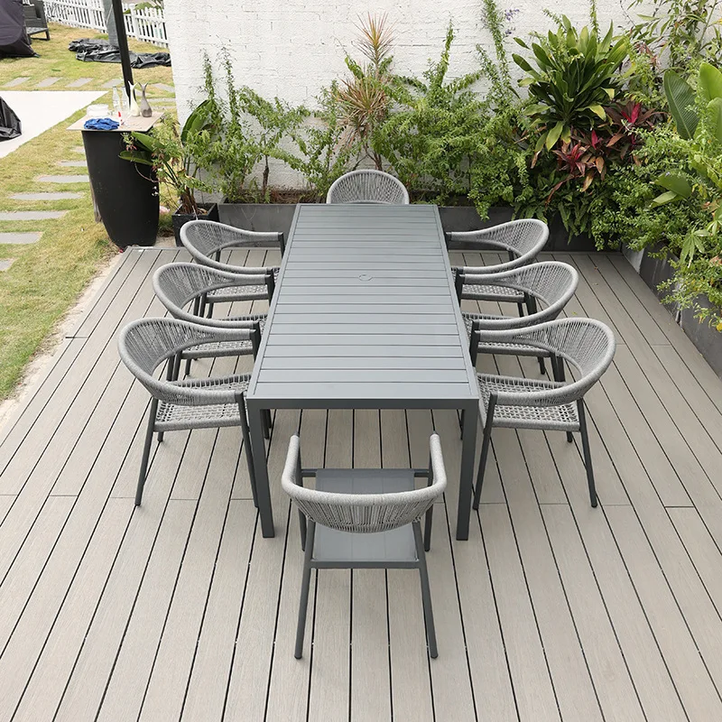 Rattan Dining Chair with Armre - Outdoor Furniture Metal Chairs recension och pris