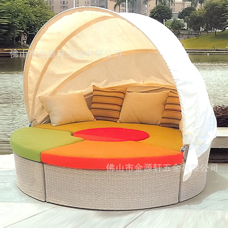 Round Rattan Outdoor Daybed Pa - Outdoor Daybed Furniture recension och pris